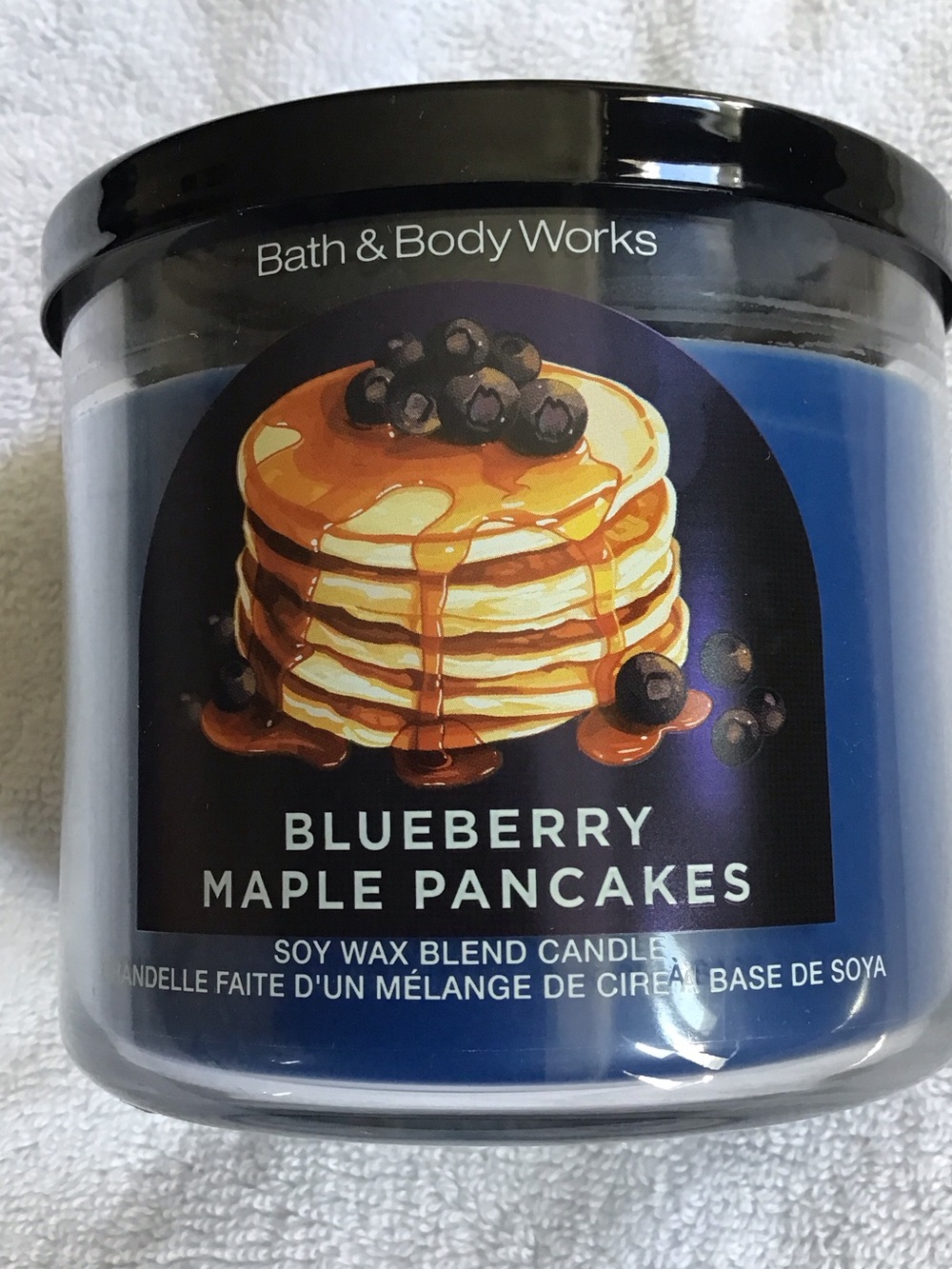 Bath & Body Works 3 wick candle Blueberry Maple Pancakes